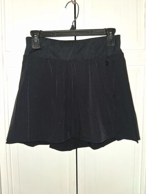 Calvin Klein Black Athletic Skirted Shorts